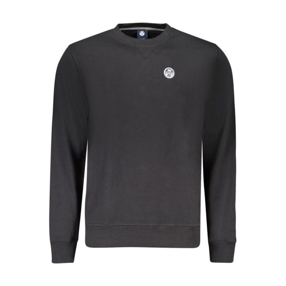 North Sails Black Cotton Mens Men's Sweatshirt